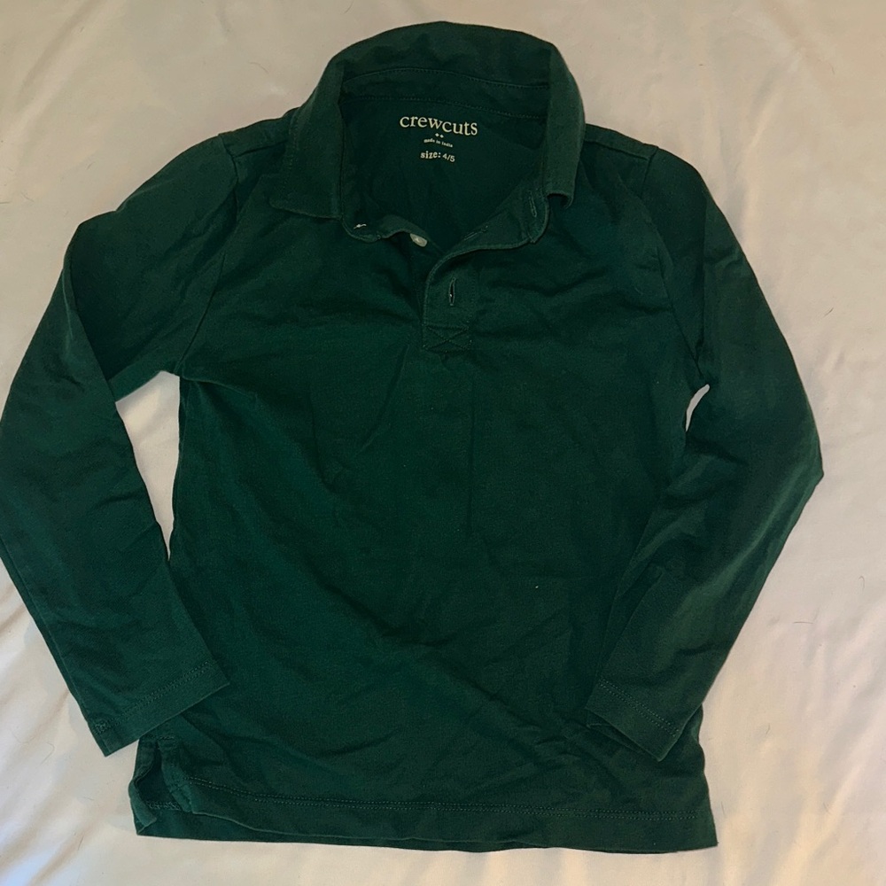 Crewcuts Deep Green Polo Shirt